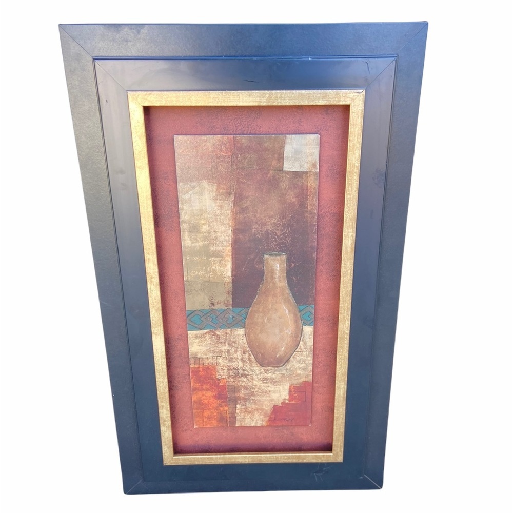 AUTUMN SOLITUDE 2 Matted 18-1/2” x 30-1/2” Black Ornate Framed Art Print by Kime - Picture 7 of 8